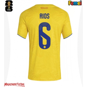 Columbia Richard Rios #6 Echipament de Fotbal Replică Mondial 2026 Femei Acasa